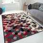 Conceptum Els1899 Alfombra de Terciopelo Multicolor 80 x 120 cm